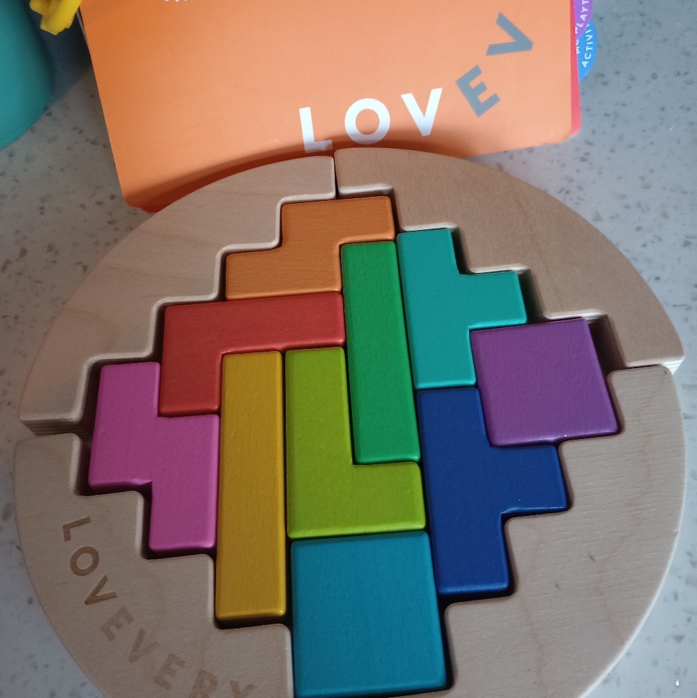 Lovevery Wooden Wobble Puzzle, from The Problem Solver Montessori Play Kit